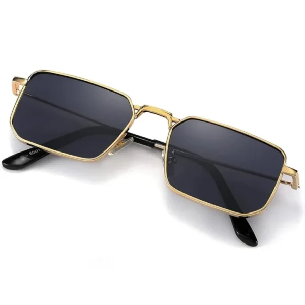 Smart Metallic Body Square Sunglasses for Men Women