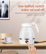 Foldable Silicone Electric Kettle for Travel Business Trip Portable Collapsible Water Kettle with Auto Shut Off - Image 6